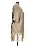 Maurices 100% Acrylic Tan Poncho Size Lg - XL - photo 4