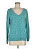 J.Jill Polka Dots Teal Pullover Sweater Size M - photo 1