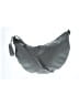 Thacker 100% Leather Solid Gray Leather Shoulder Bag One size - photo 1