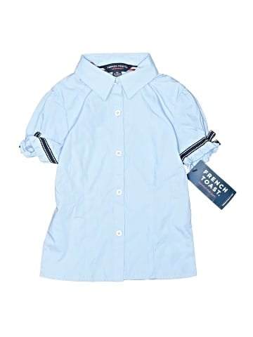 French Toast Short Sleeve Button-Down Shirt (view 1)