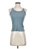 LACAUSA 100% Cotton Blue Tank Top Size XS - photo 1