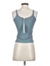 LACAUSA 100% Cotton Blue Tank Top Size XS - photo 2