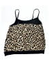 American Beach Animal Print Brown Swimsuit Top Size L - photo 2