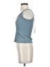 LACAUSA 100% Cotton Blue Tank Top Size XS - photo 5