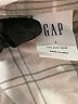 Gap Plaid Tan 3/4 Sleeve Button-Down Shirt Size L - photo 6