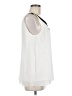 DKNY 100% Polyester Ivory Sleeveless Blouse Size M - photo 4