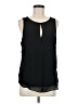 Ann Taylor 100% Polyester Black Sleeveless Blouse Size M - photo 1