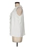 Kasper 100% Polyester Ivory Sleeveless T-Shirt Size M (estimated) - photo 5