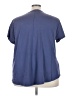 Lane Bryant 100% Cotton Blue Short Sleeve Top Size 22/24 - photo 2