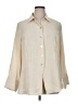 MULTIPLES Ivory 3/4 Sleeve Button-Down Shirt Size 0X - photo 1