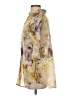 Sugar 100% Cotton Floral Yellow 3/4 Sleeve Button-Down Shirt Size 2 - photo 5