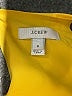 J.Crew 100% Polyester Print Yellow Casual Dress Size 2 - photo 7
