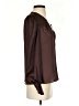 Express 100% Polyester Brown Long Sleeve Blouse Size XS - photo 4