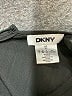 DKNY 100% Polyester Chevron-herringbone Black Cocktail Dress Size 8 - photo 6