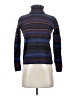 Lauren by Ralph Lauren 100% Lambswool Stripes Blue Wool Pullover Sweater Size S - photo 1