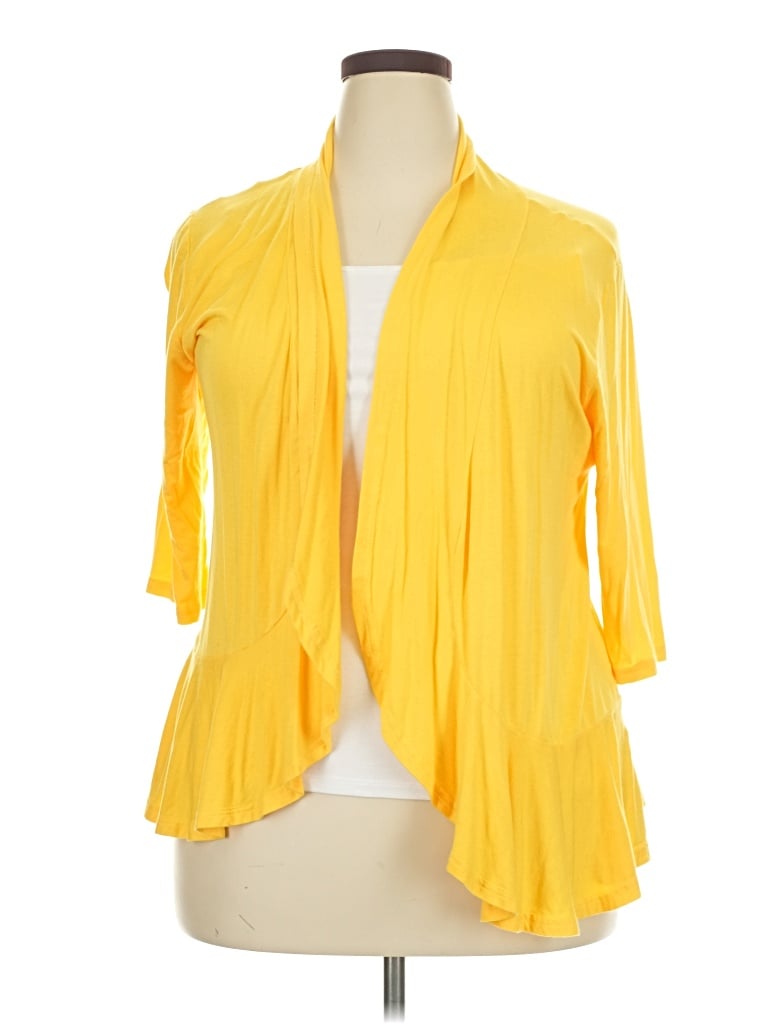 Pre-owned Zeagoo Kimono In Yellow