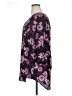 Torrid 100% Polyester Floral Purple 3/4 Sleeve Blouse Size 1X Plus (1) - photo 5