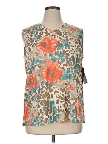 MULTIPLES Sleeveless Blouse (view 1)