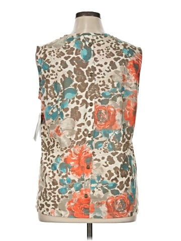 MULTIPLES Sleeveless Blouse (view 2)