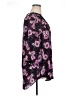 Torrid 100% Polyester Floral Purple 3/4 Sleeve Blouse Size 1X Plus (1) - photo 4