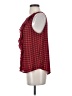 Elle 100% Polyester Red Sleeveless Blouse Size S - photo 5