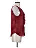 Elle 100% Polyester Red Sleeveless Blouse Size S - photo 4