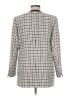 Kasper 100% Polyester Houndstooth Ivory Coat Size 8 - photo 2