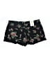 Vanilla Star 100% Cotton Floral Black Shorts Size 13 - photo 2