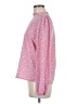 Shein 100% Polyester Polka Dots Pink Long Sleeve Blouse Size 6 - photo 5