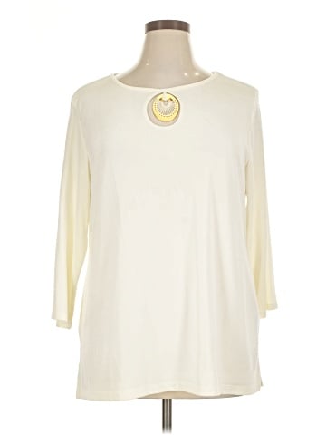 Travelers by Chico's 3/4 Sleeve Top (view 1)