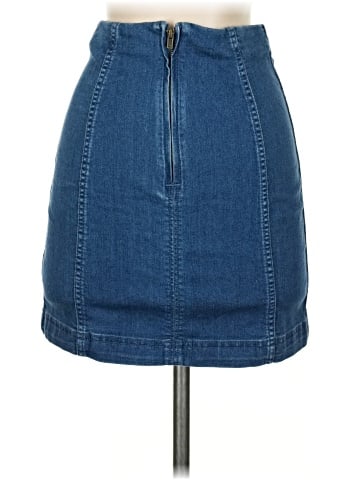Free People Denim Skirt (view 2)