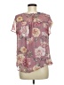 Apt. 9 100% Polyester Pink Short Sleeve Blouse Size M - photo 2