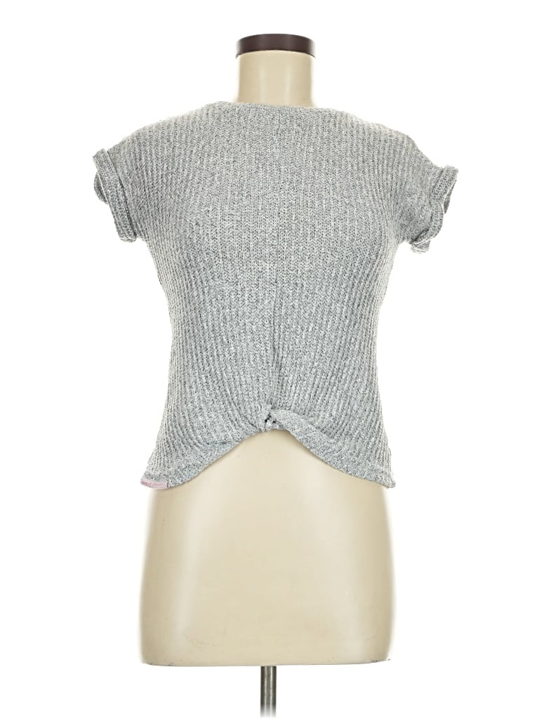 Pre-owned Simply Southern Sweater Vest In Gray