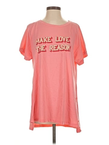 Peace Love World Short Sleeve T-Shirt (view 1)