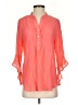 Juniper + Lime Orange 3/4 Sleeve Blouse Size S - photo 1