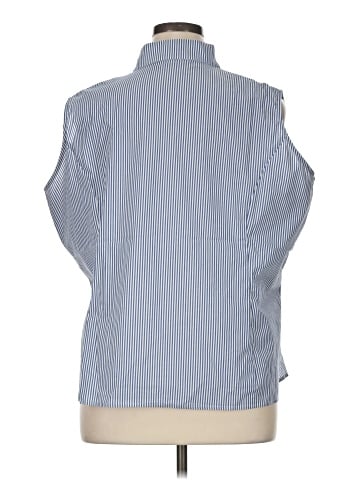 MING WANG Sleeveless Button-Down Shirt (view 2)