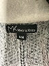 Metric Knits Chevron-herringbone Gray Coat Size S - photo 6