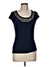 St. John Blue Short Sleeve Top Size M - photo 1