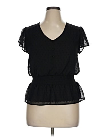 By & By Short Sleeve Blouse (view 1)