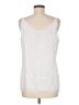 Chico's 100% Polyester White Sleeveless Top Size Med (1) - photo 2
