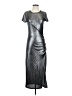 MICHAEL Michael Kors Metallic Silver Cocktail Dress Size S - photo 1