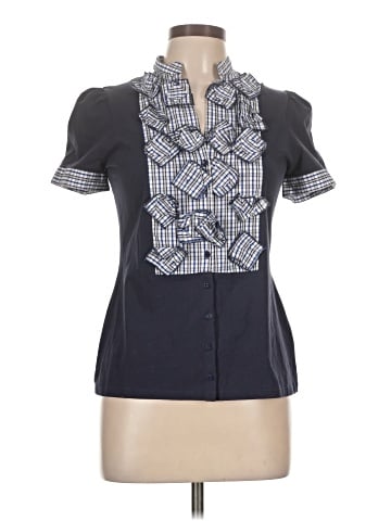 Anne Fontaine Short Sleeve Blouse (view 1)