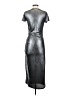MICHAEL Michael Kors Metallic Silver Cocktail Dress Size S - photo 2