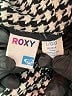 Roxy 100% Cotton Houndstooth Ivory Jacket Size L - photo 6