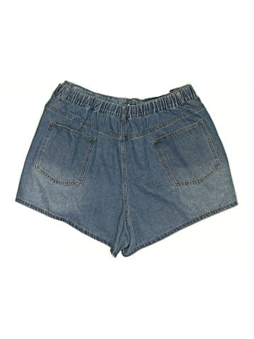 Shein Curve Denim Shorts (view 2)