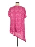 Lane Bryant 100% Polyester Pink Short Sleeve Blouse Size 26 - 28 Plus - photo 2