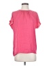Ann Taylor 100% Rayon Pink Short Sleeve Blouse Size S - photo 1