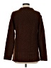 Talbots Chevron-herringbone Brown Turtleneck Sweater Size M - photo 2