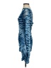 Zara Animal Print Blue Cocktail Dress Size XS - photo 5