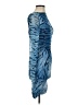 Zara Animal Print Blue Cocktail Dress Size XS - photo 4